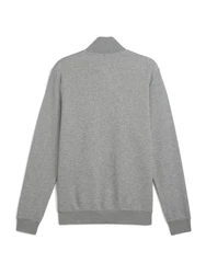 PUMA Sweatjacke 'Essentials No. 1' grau/schwarz