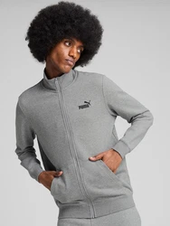 PUMA Sweatjacke 'Essentials No. 1' grau/schwarz