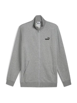 PUMA Sweatjacke 'Essentials No. 1' grau/schwarz