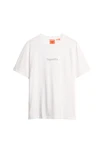 Superdry T-Shirt hellgrau/weiß