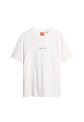 Superdry T-Shirt hellgrau/weiß