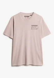 Superdry T-Shirt 'Utility Sport' taupe/dunkelgrau