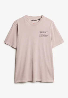 Superdry T-Shirt 'Utility Sport' taupe/dunkelgrau