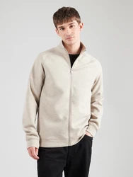 Casual Friday Sweatjacke 'Sigurd' beigemeliert