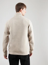 Casual Friday Sweatjacke 'Sigurd' beigemeliert