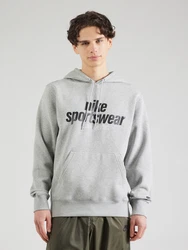 Nike Sportswear Sweatshirt 'CLUB' grau/schwarz/weiß