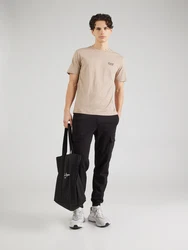 EA7 Emporio Armani T-Shirt dunkelbeige/schwarz