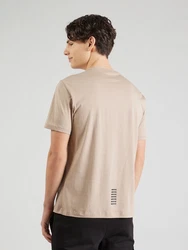 EA7 Emporio Armani T-Shirt dunkelbeige/schwarz