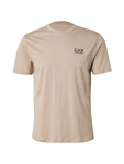 EA7 Emporio Armani T-Shirt dunkelbeige/schwarz