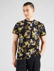 Versace Jeans Couture T-Shirt gelb/goldgelb/schwarz/weiß