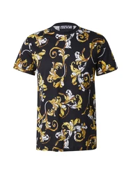 Versace Jeans Couture T-Shirt gelb/goldgelb/schwarz/weiß