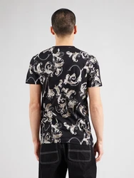 Versace Jeans Couture T-Shirt braunmeliert/schwarz/weiß