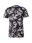 Versace Jeans Couture T-Shirt braunmeliert/schwarz/weiß