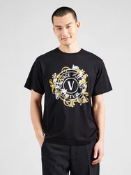Versace Jeans Couture T-Shirt gelb/curry/schwarz/weiß