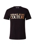 Versace Jeans Couture T-Shirt 'INSTIT THICKFOIL' gold/schwarz
