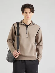BOSS Sweatshirt hellgrn/schwarz