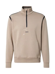 BOSS Sweatshirt hellgrn/schwarz