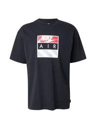 T-Shirt 'Air' taubenblau / rot / schwarz / wei