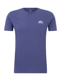 T-Shirt marine / hellgrau / lila