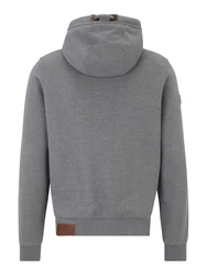 naketano Sweatjacke Schwarzkopf dunkelgrau