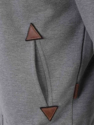 naketano Sweatjacke Schwarzkopf dunkelgrau