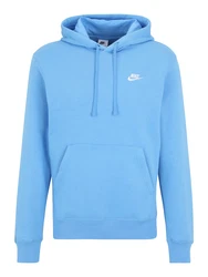 Nike Sportswear Sweatshirt 'Club Fleece' azur/weiß