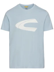 CAMEL ACTIVE T-Shirt hellblau/weiß