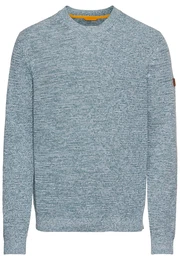 Pullover blaumeliert