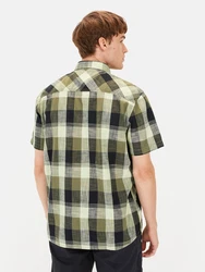 CAMEL ACTIVE Hemd oliv/pastellgrün/schwarz
