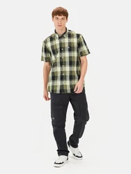 CAMEL ACTIVE Hemd oliv/pastellgrün/schwarz