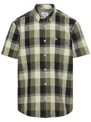 CAMEL ACTIVE Hemd oliv/pastellgrün/schwarz