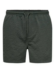 Only & Sons Badeshorts ONSTED dunkelgrau