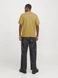 JACK & JONES T-Shirt JORVesterbro khaki/weiß