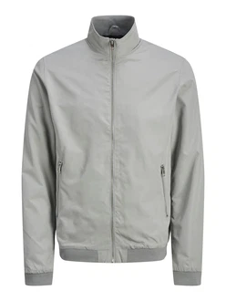 Jack & Jones Blouson JJERUSH HARRINGTON BOMBER NOOS grau