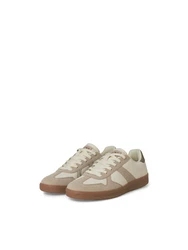 JACK & JONES Sneaker 'JFWVALENCIA' elfenbein/dunkelbeige/beigemeliert