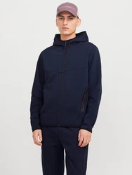 JACK & JONES Sweatjacke Fusion nachtblau