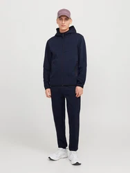 JACK & JONES Sweatjacke Fusion nachtblau