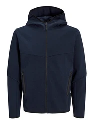 JACK & JONES Sweatjacke Fusion nachtblau