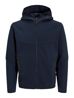 JACK & JONES Sweatjacke Fusion nachtblau