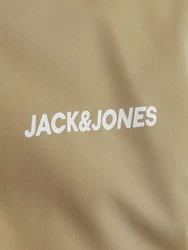 Jack & Jones Jacke dunkelbeige/weiß