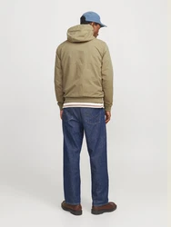 Jack & Jones Jacke dunkelbeige/weiß