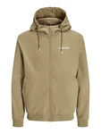 Jack & Jones Jacke dunkelbeige/weiß