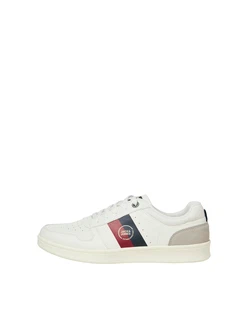 JACK & JONES Sneaker JFWDANG navy / dunkelrot / weiß