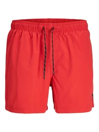 Badeshorts 'JPSTMaui' rot / schwarz / wei