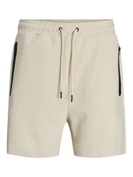 JACK & JONES Shorts 'JPSTGORDON FUSION' taupe/schwarz