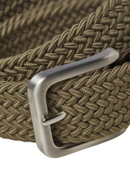 JACK & JONES Gürtel 'JACSPRING' braun/oliv