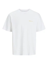 JACK & JONES T-Shirt 'JORPAROS EASTERSKETCH' hellblau/gelb/schwarz/wollweiß