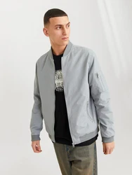 Jack & Jones Bomberjacke Rush (1-St) rauchgrau