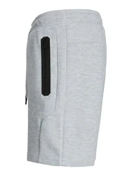 JACK & JONES Shorts 'JPSTGORDON FUSION' hellgrau / schwarz