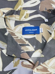 JACK & JONES Hemd beige/hellblau/dunkelgrau/oliv